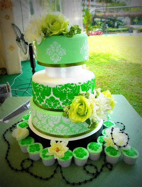 Green Wedding Cake Idea 1 Home