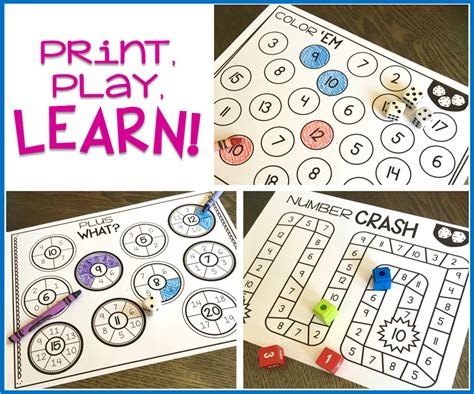 Print And Play Math Games Susan Jones Teaching