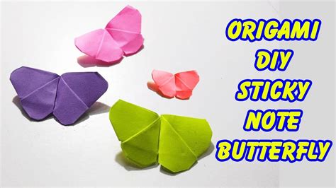 Sticky Note Origami Easy Crafting Papers