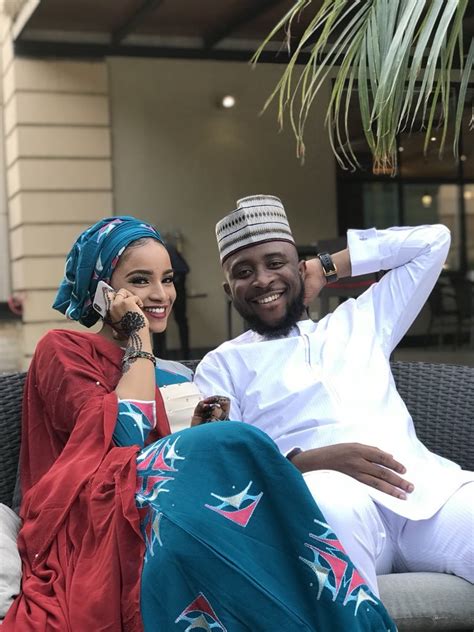 handsome yoruba guy shares photos of his beautiful hausa bride and how they met on twitter