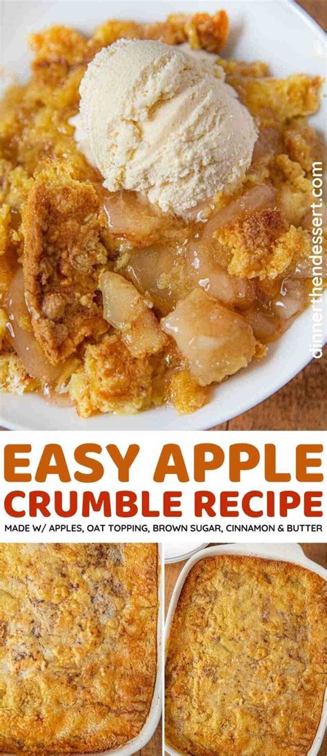 Apple Crumble Recipe Dinner Then Dessert