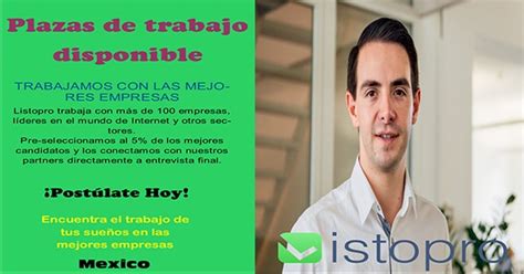 Trabajos Disponibles Listopro En México Recursos Humanos Listopro