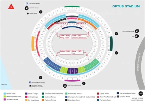 Optus Stadium Interactive Map