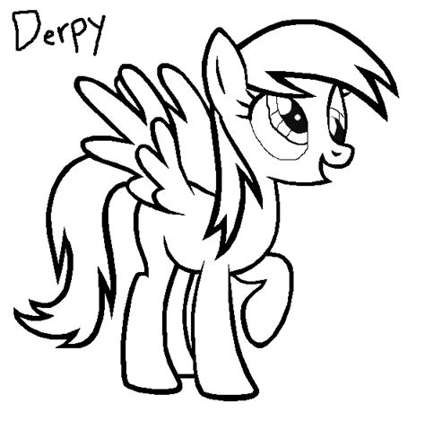 Derpy Coloring Page By Angelkat34 On Deviantart