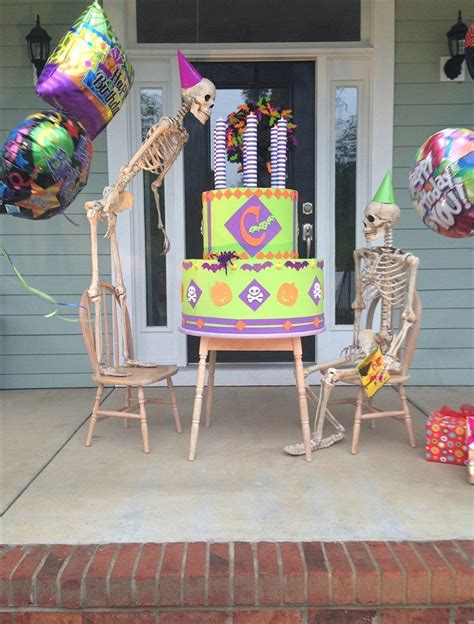 Couple Decorates House With Skeleton Scenes Halloween Skeletons