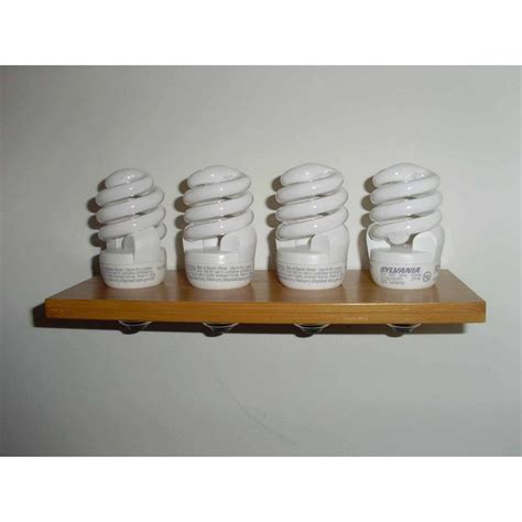 Bamboo Light Bulb Organizer 2 Piece Set