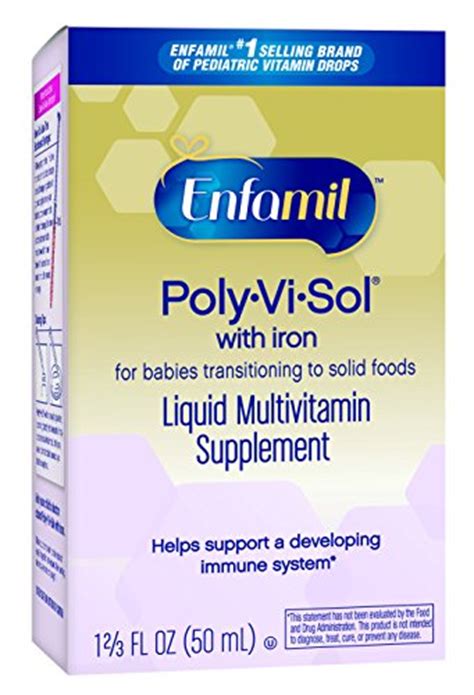 Best Price Enfamil Poly Vi Sol Multivitamin Supplement Drops With Iron