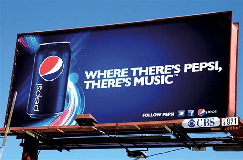 Where There S Billboards There S Pepsi Pepsi Billboard Cbs