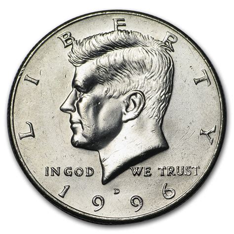 1996 D Kennedy Half Dollar Bu