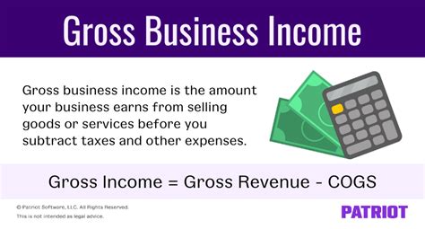 What Is Gross Income For Business Earnings Before Expenses