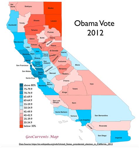 The Regionalization Of California Part 1 Geocurrents