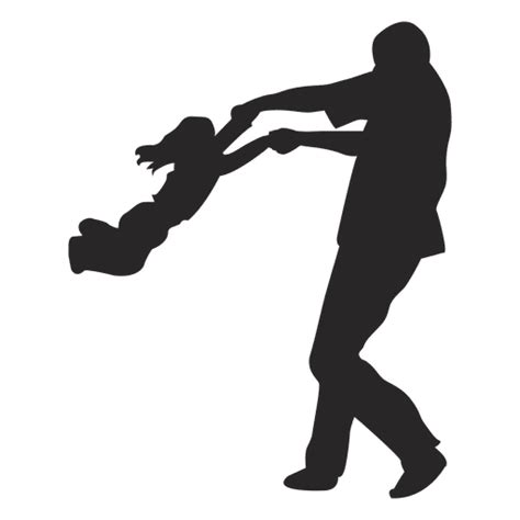 Father Daughter Playing Transparent Png And Svg Vector File