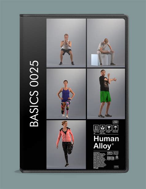 Human Alloy - Basics - Light Weight 3D people for 3D visualization