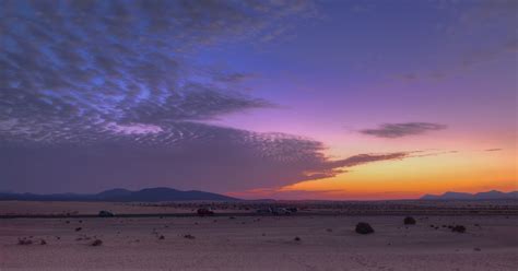 Sunset Over Desert Hdr Photographer