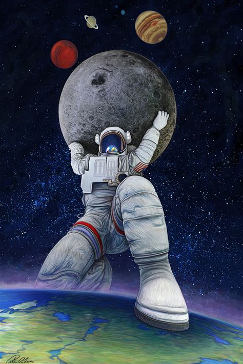 Moon Astronauta Nasa Wallpaper Planets Wallpaper Wallpaper Space