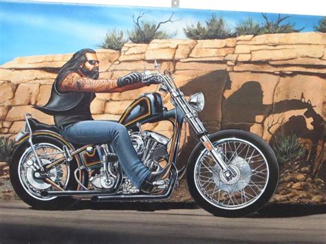 Ghost Rider David Mann Art David Mann Biker Art