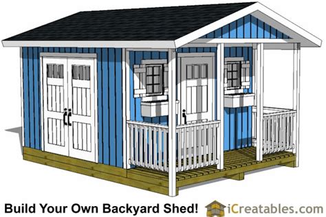 12x20 Shed Plans Easy To Build Storage Shed Plans And Designs
