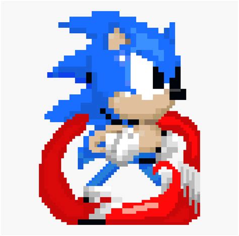 Sonic Mania Sonic Sprite Hd Png Download Kindpng
