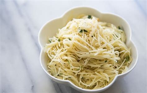 Ripped Recipes Angel Hair Pasta With Garlic Herbs And Parmesan