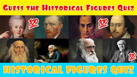 Guess The Historical Figures Quiz Name The Historical Figure Trivia