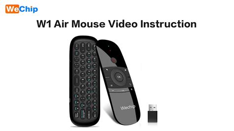 Designed By Wechip W1 Air Mouse Video Instruction Youtube