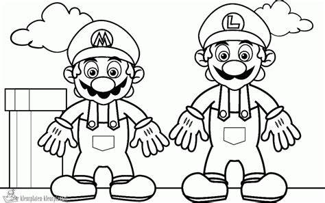 Kleurplaten supermario kleurplatenkleurplaat.nl