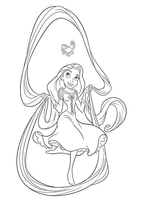 Rapunzel Dibujos Para Colorear Princesas Disney - Páginas Colorear