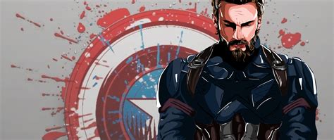 2560x1080 Captain America New Art 4k Wallpaper2560x1080 Resolution Hd