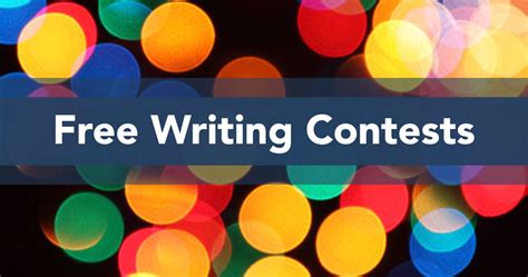 Maybe you would like to learn more about one of these? 24 Free Writing Contests & Cash Grants (Up to $30,000)