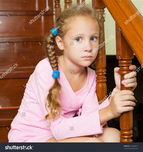 Sad Little Girl Stock Photo 110623817 Shutterstock