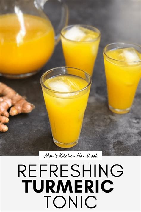 Refreshing Turmeric Ginger Tonic Mom S Kitchen Handbook