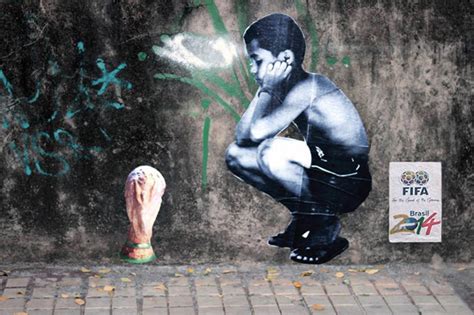 Brazilian Anti Fifa Street Art Expresses Outrage Over World Cup