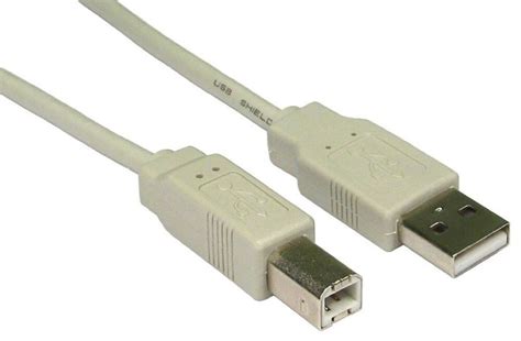 5m Metre USB Type A to B Printer Cable 28AWG Male Lead ...