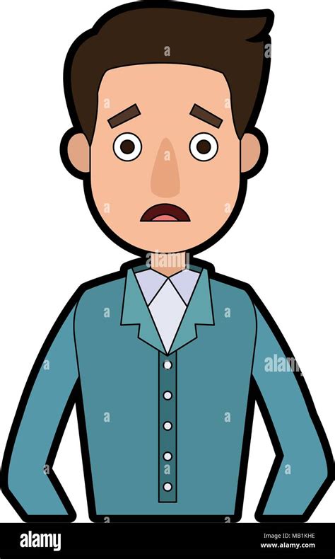 Worried Man Cartoon Stock Vector Image And Art Alamy