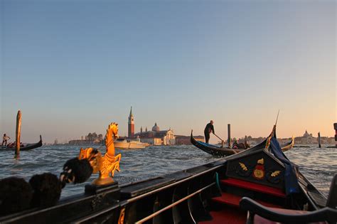 Sunset Gondola Venice Italy Dean Flickr
