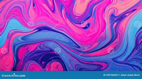 A Colorful Swirls Of Paint Stock Illustration Illustration Of Painting