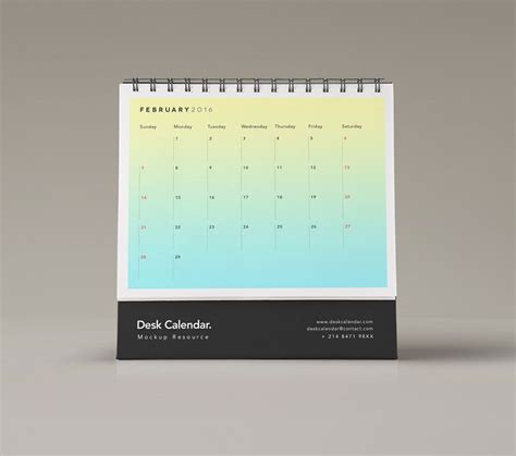 Desk Calendar Psd Mockup Desk Calendar Mockup Desk Calendars Calendar