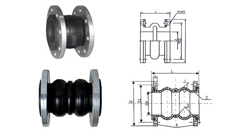 Rubber Flexible Expansion Joints Ideally Suited For All Pipes