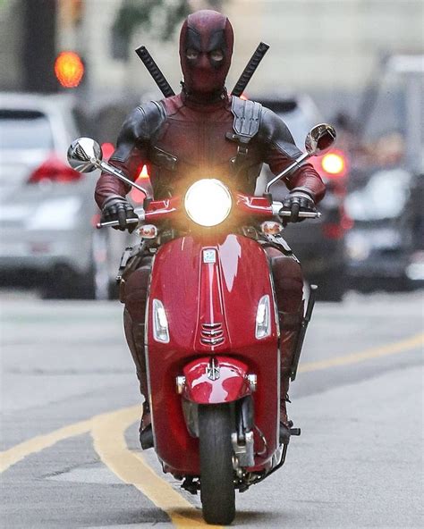 Deadpool Being Himself Motors Cars Motorcycle Deadpool Deadpool2