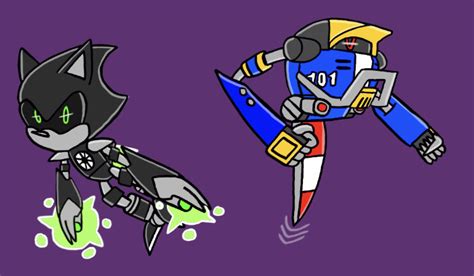 Metal Sonic And E 101 Beta Roles Reversed By 13comicfan On Deviantart