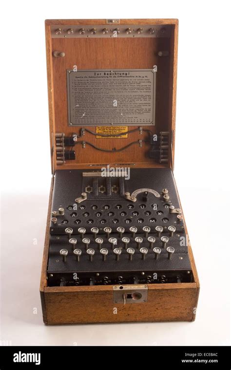 The Nazi German Enigma Cipher Machine Used During World War Ii To