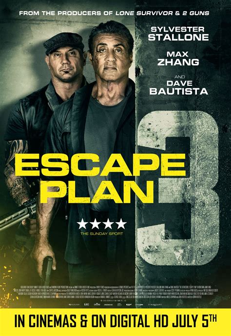 Trailer And Poster Of Escape Plan 3 The Extractors Starring Sylvester