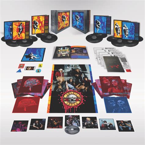 Use Your Illusion I And Ii Super Deluxe 12lp Blu Ray Boxset Guns N
