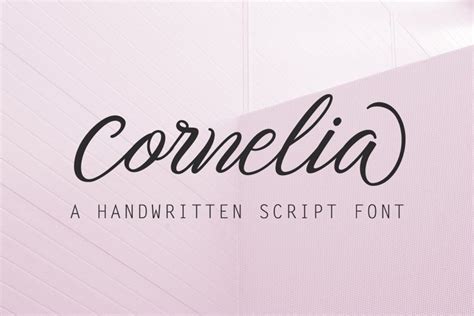 Cornelia 241030 Script Fonts Font Bundles