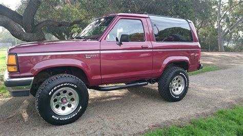 1989 Ford Bronco Ii Xl Rust Free Classic Rare 5 Speed 4x4 Off Road Machine