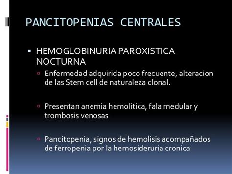 Pancitopenia