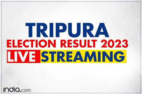 Tripura Election Result 2023 LIVE Streaming When And Where To Watch