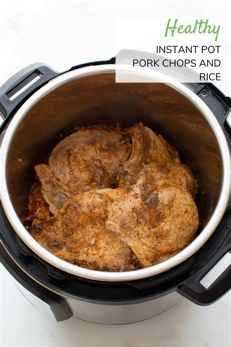 Easy Instant Pot Pork Chops And Rice Instant Pot Pork Chops Pork Chops And Rice Instant Pot Pork