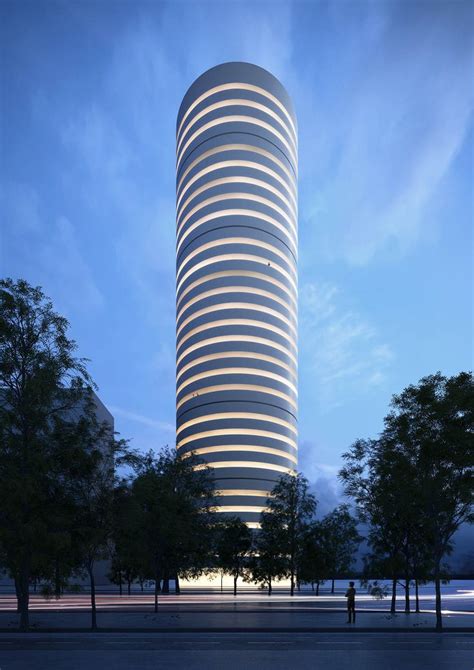 Fran Silvestre Arquitectos Unveils Kouros Tower With Clean Curves In