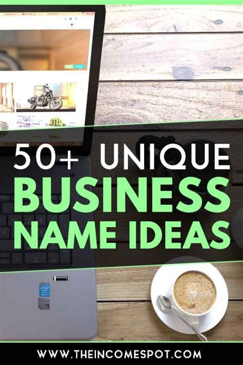 53 Unique Business Name Ideas - The Income Spot | Unique business names